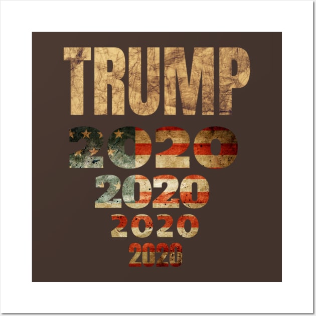Donald Trump 2020 for President Wall Art by KimLeex